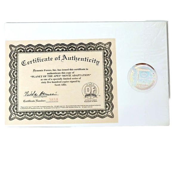 Planet of the Apes Movie Adp TPB & #1-3 Human War Signed COA /6000 Brand New NM - Picture 5 of 13